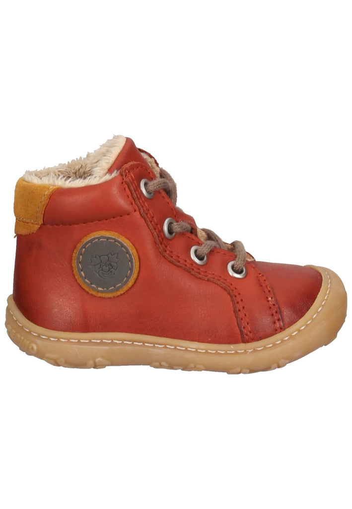 Pepino Halbschuhe Leder Rot Warmfutter