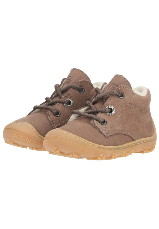 Pepino Halbschuhe Leder Schoko Warmfutter