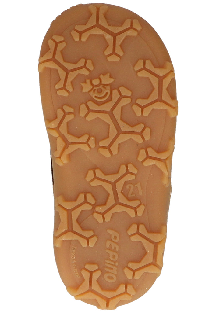 Pepino Halbschuhe Leder/Synthetik Curry Warmfutter