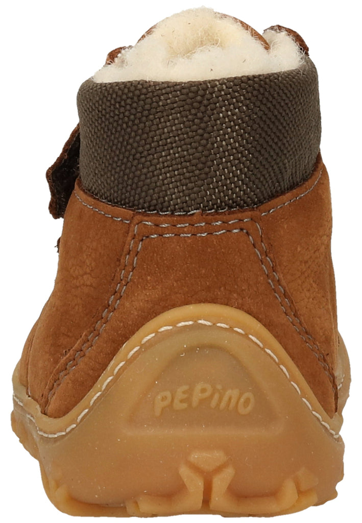 Pepino Halbschuhe Leder/Synthetik Curry Warmfutter