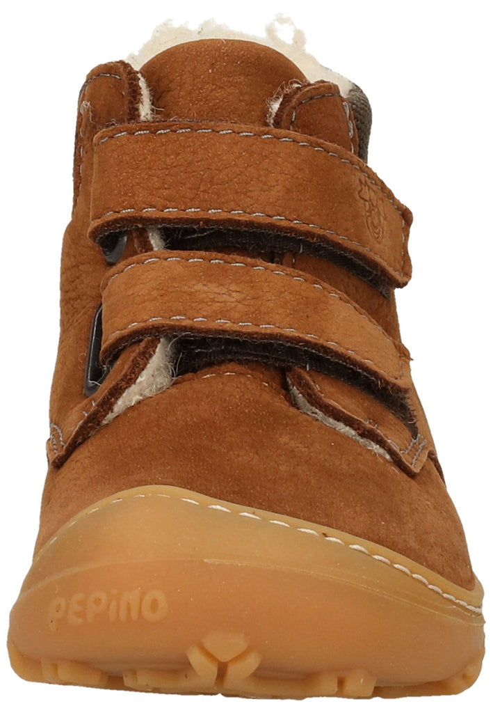 Pepino Halbschuhe Leder/Synthetik Curry Warmfutter