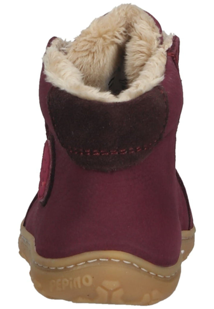 Pepino Halbschuhe Leder/Synthetik Fuchsia Warmfutter