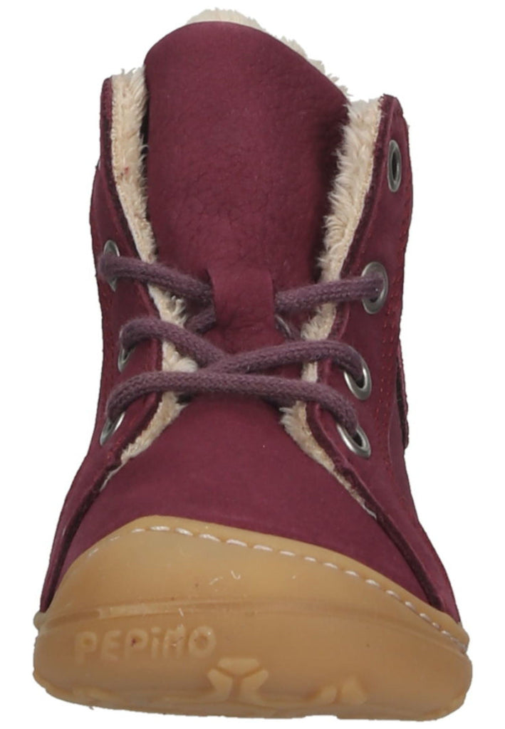 Pepino Halbschuhe Leder/Synthetik Fuchsia Warmfutter