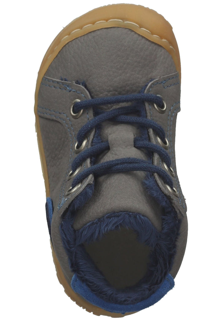 Pepino Halbschuhe Leder/Synthetik Graphit Warmfutter
