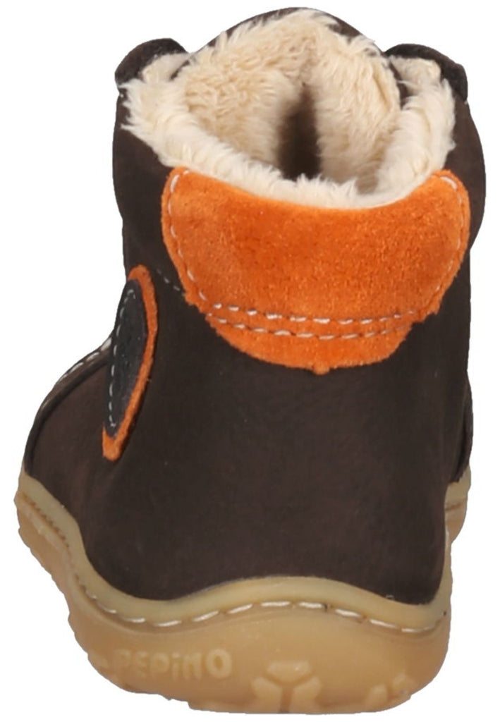 Pepino Halbschuhe Leder/Synthetik Marone Warmfutter