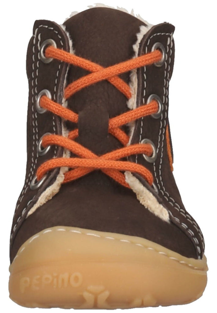 Pepino Halbschuhe Leder/Synthetik Marone Warmfutter