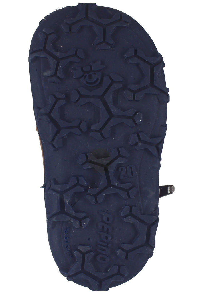 Pepino Halbschuhe Leder/Synthetik Nougat Warmfutter