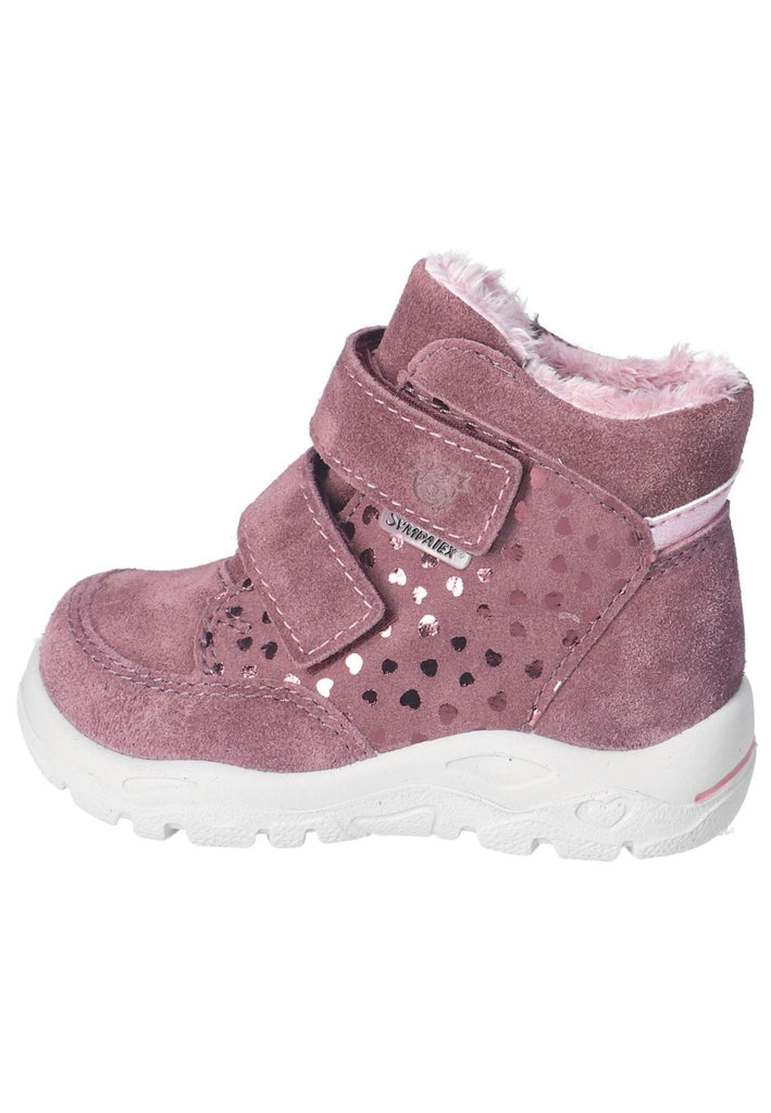 Pepino Halbschuhe Leder/Synthetik Pflaume Warmfutter
