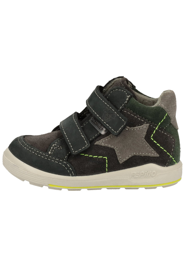 Pepino Halbschuhe Leder/Textil Asphalt