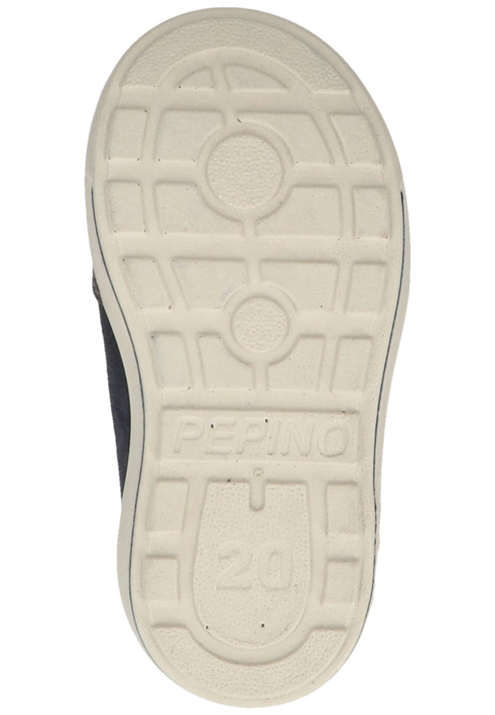 Pepino Halbschuhe Leder/Textil Blau/Braun