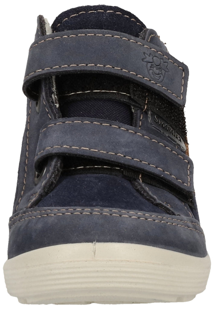 Pepino Halbschuhe Leder/Textil Blau/Braun