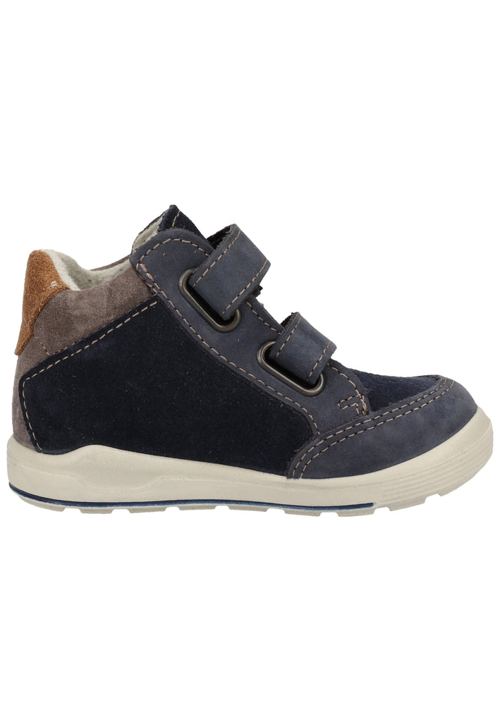 Pepino Halbschuhe Leder/Textil Blau/Braun
