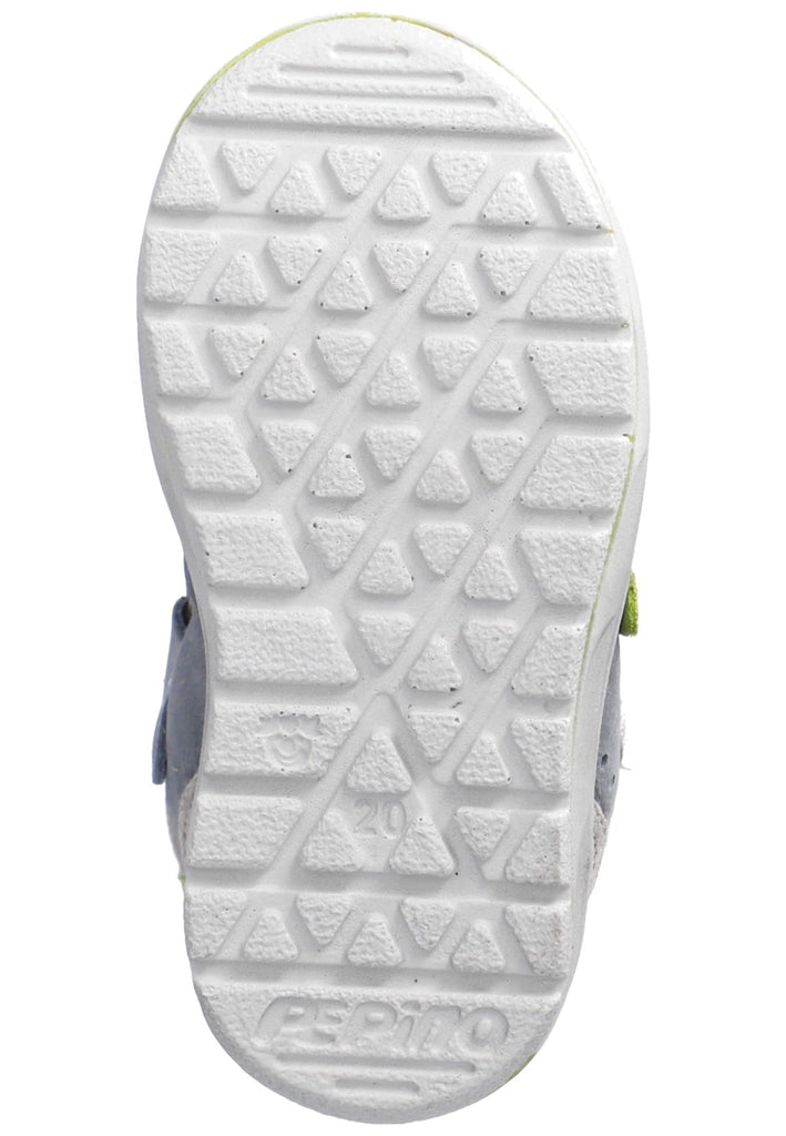 Pepino Halbschuhe Leder/Textil Blau/Grau