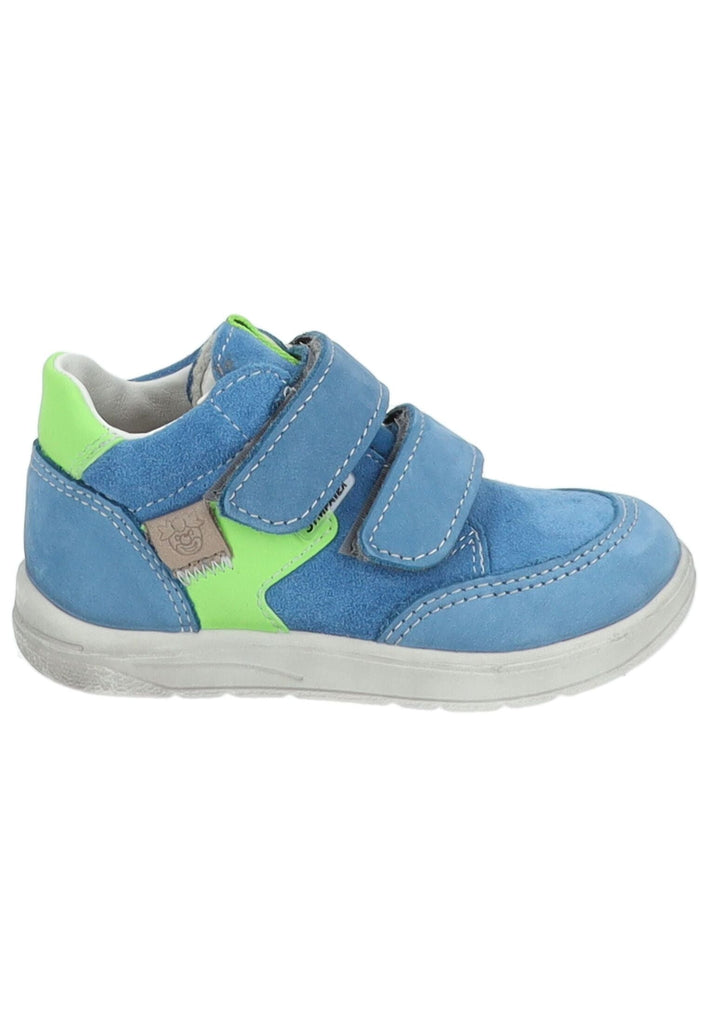 Pepino Halbschuhe Leder/Textil Blau/Lime
