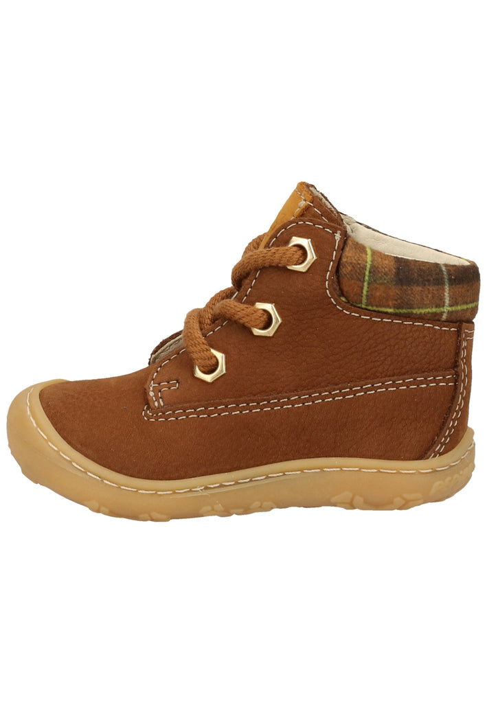 Pepino Halbschuhe Leder/Textil Curry