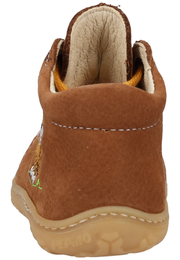 Pepino Halbschuhe Leder/Textil Curry