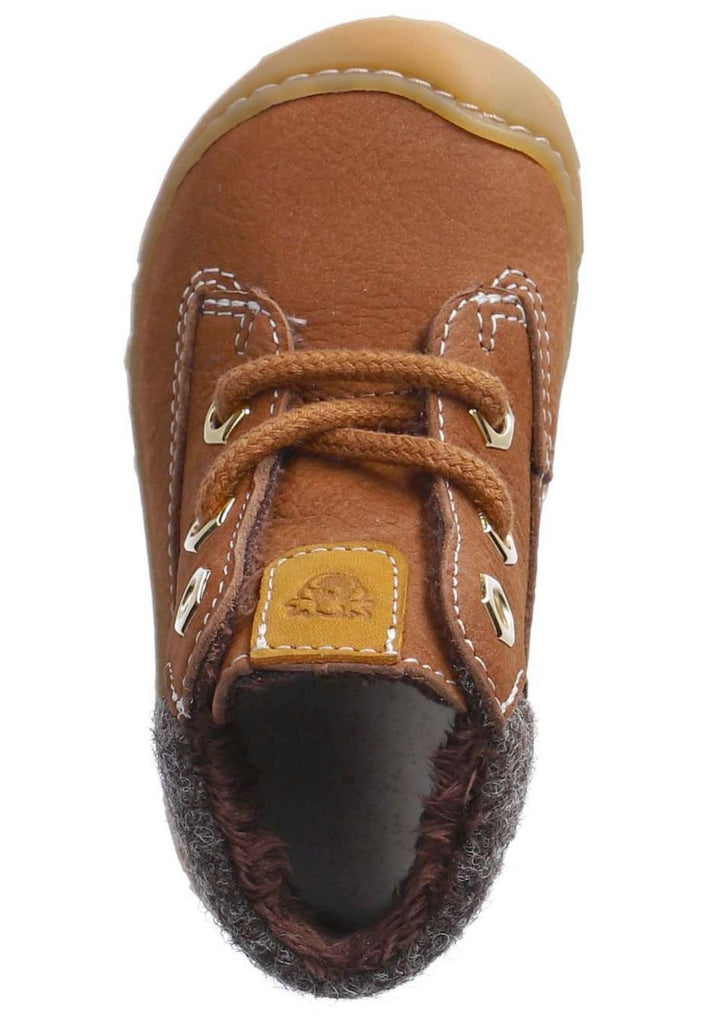 Pepino Halbschuhe Leder/Textil Curry Warmfutter