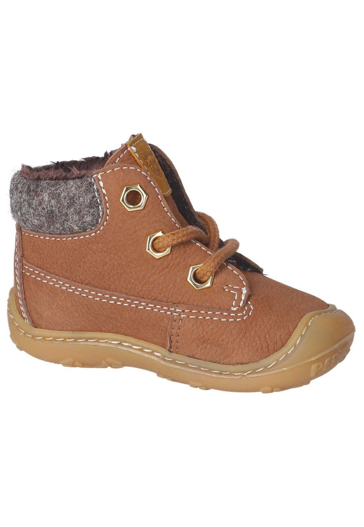 Pepino Halbschuhe Leder/Textil Curry Warmfutter