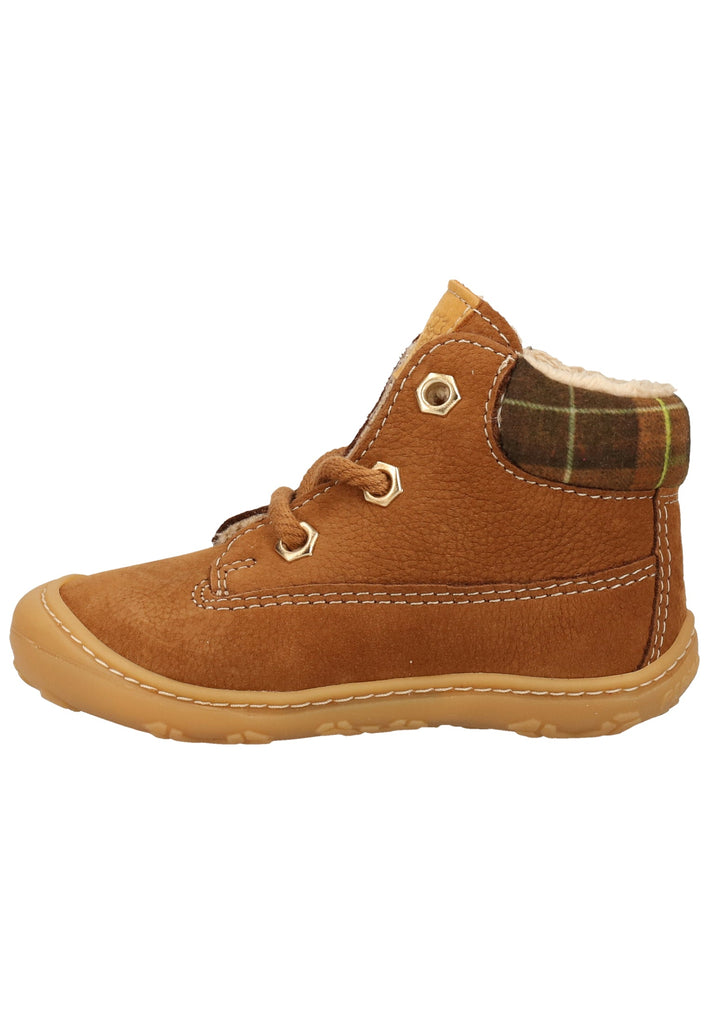 Pepino Halbschuhe Leder/Textil Curry Warmfutter