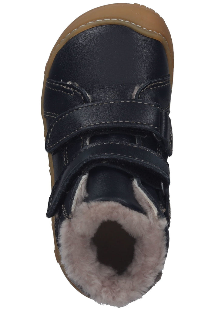 Pepino Halbschuhe Leder/Textil Dunkelblau Warmfutter