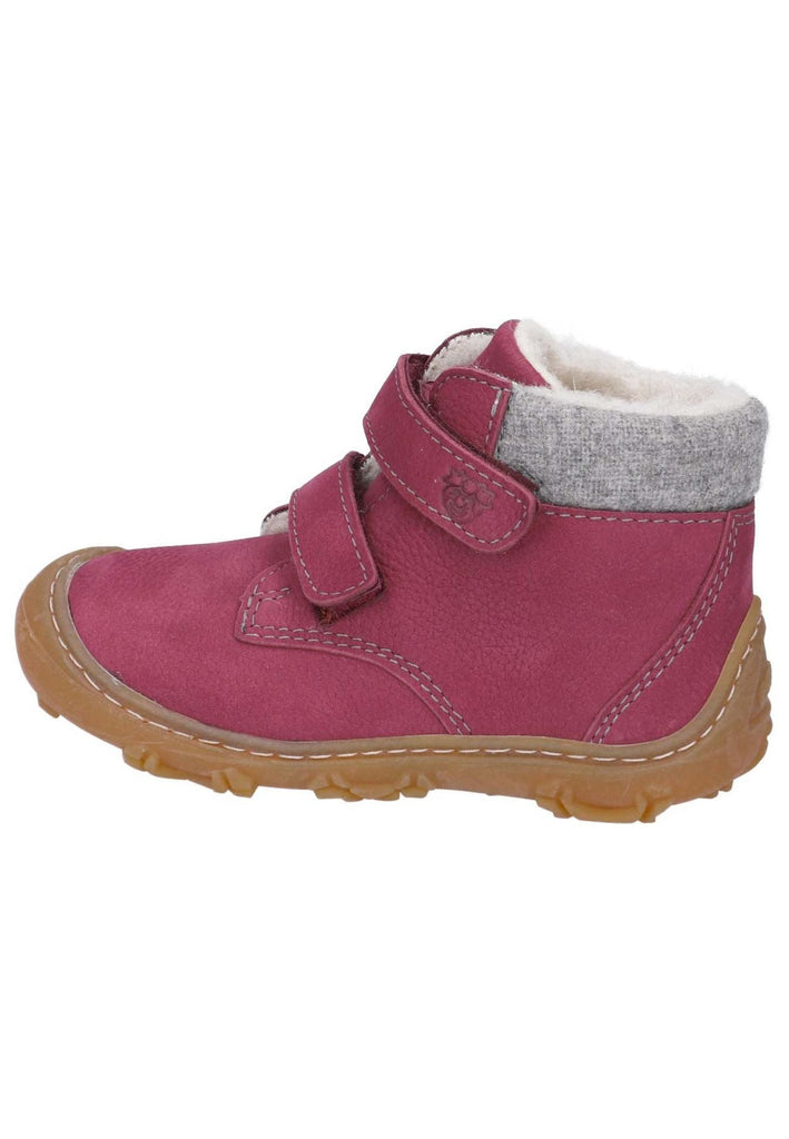 Pepino Halbschuhe Leder/Textil Fuchsia Warmfutter
