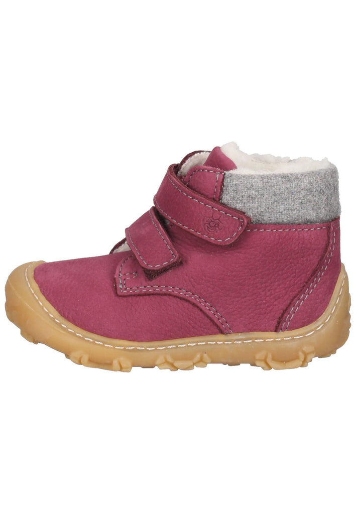 Pepino Halbschuhe Leder/Textil Fuchsia Warmfutter