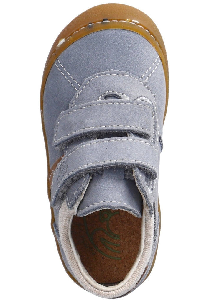 Pepino Halbschuhe Leder/Textil Grau/Blau