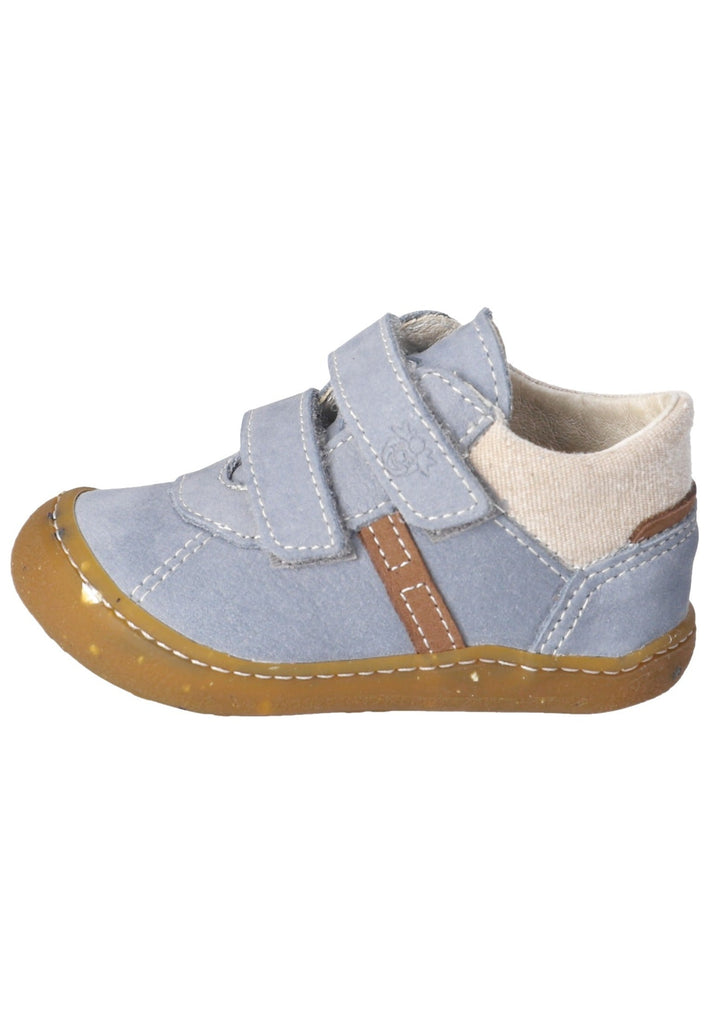 Pepino Halbschuhe Leder/Textil Grau/Blau