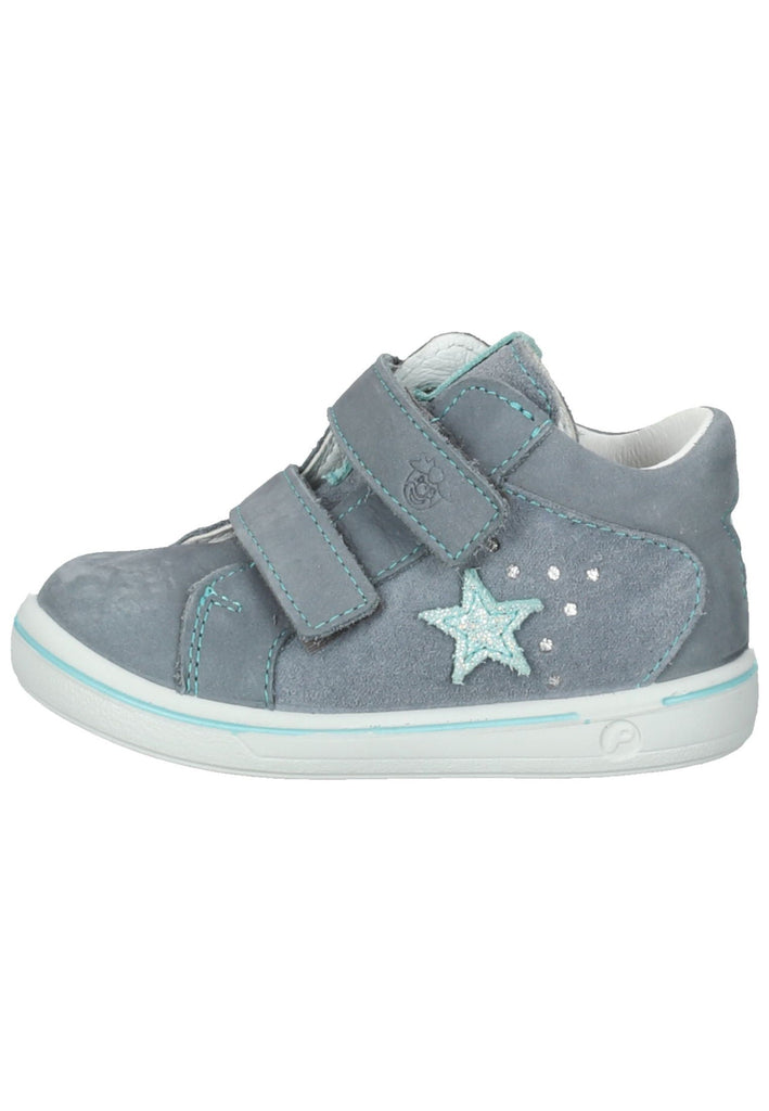 Pepino Halbschuhe Leder/Textil Grau/Blau
