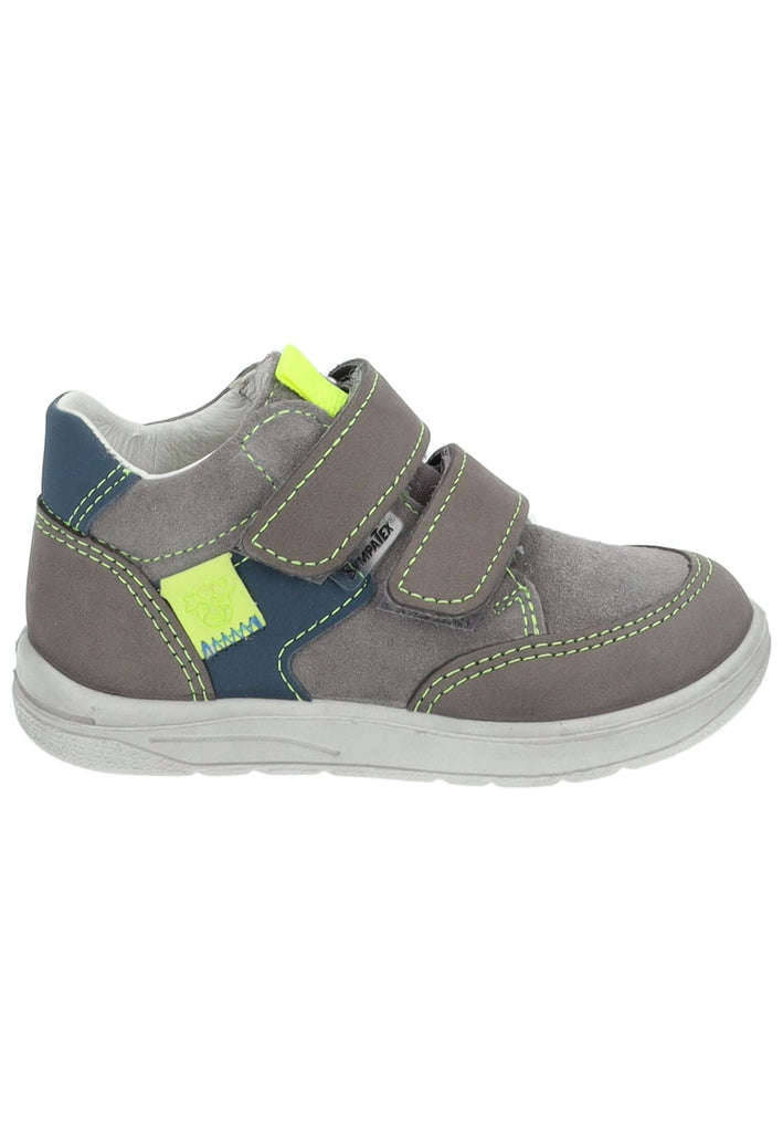 Pepino Halbschuhe Leder/Textil Grau/Blau