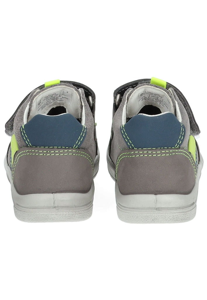 Pepino Halbschuhe Leder/Textil Grau/Blau