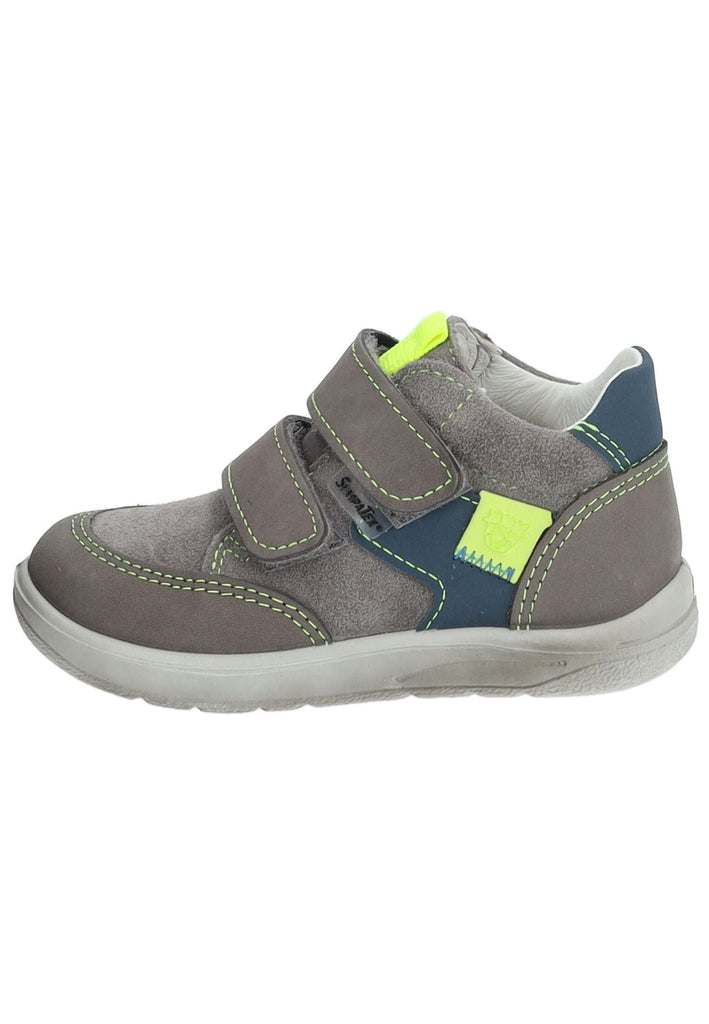 Pepino Halbschuhe Leder/Textil Grau/Blau