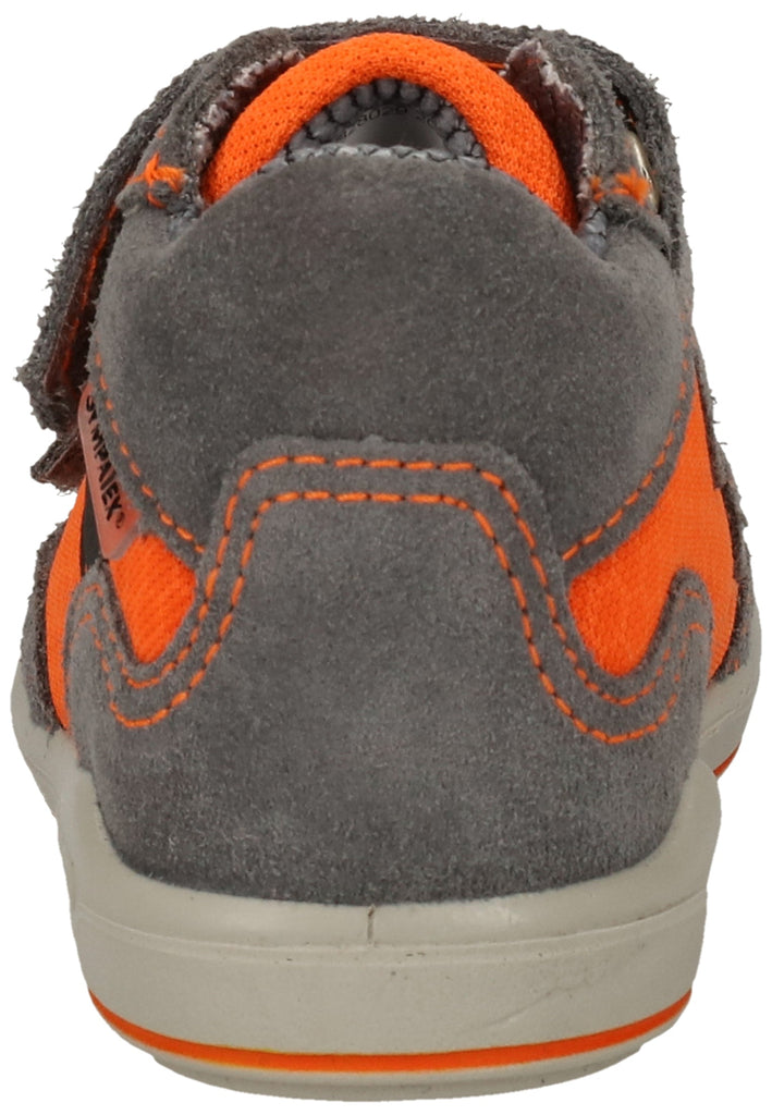 Pepino Halbschuhe Leder/Textil Grau/Orange