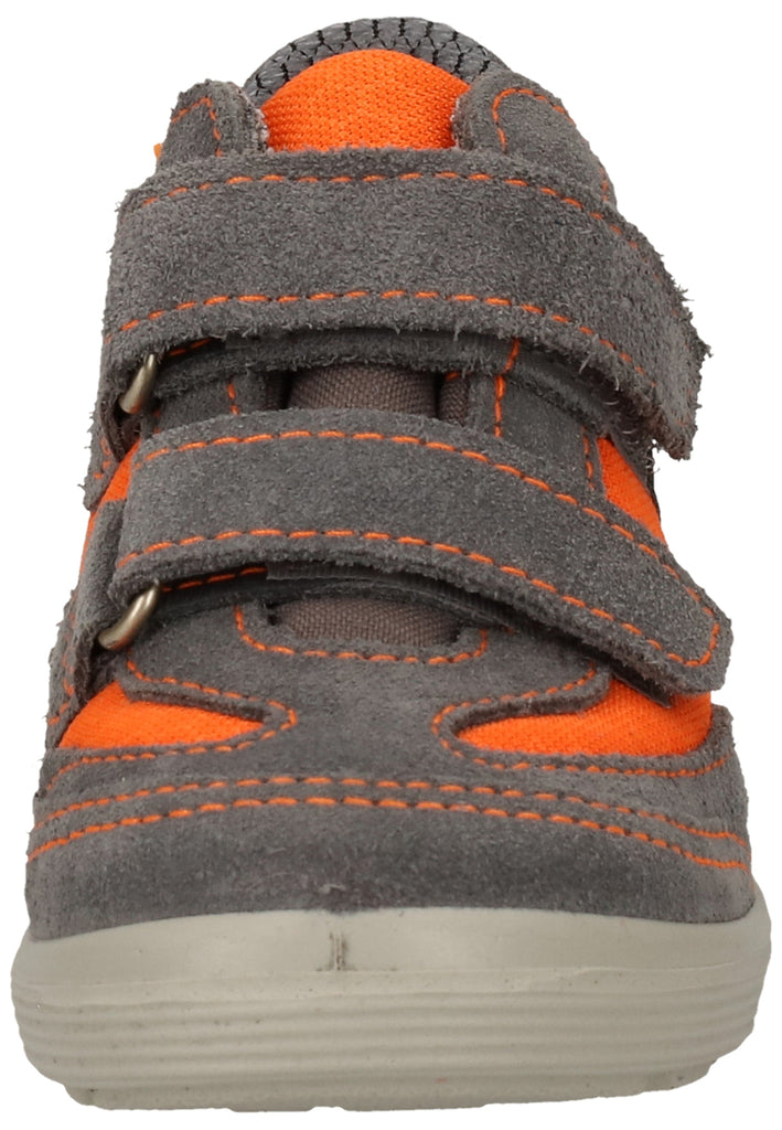 Pepino Halbschuhe Leder/Textil Grau/Orange
