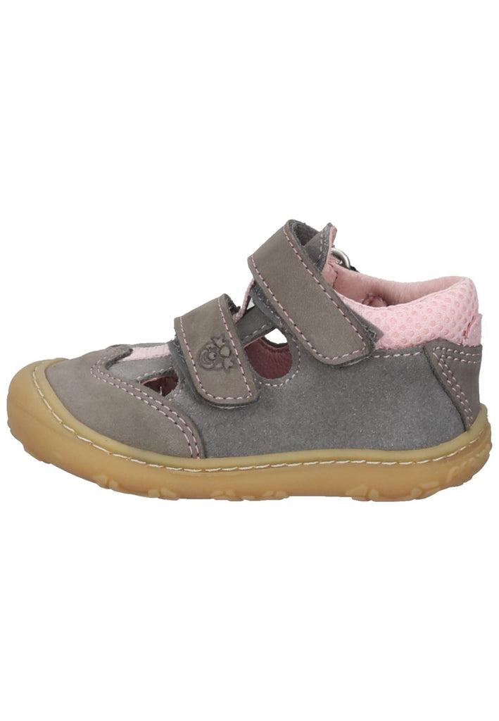 Pepino Halbschuhe Leder/Textil Grau/Rosa