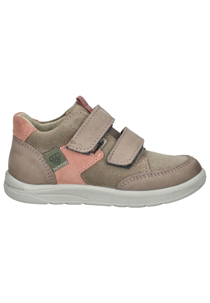 Pepino Halbschuhe Leder/Textil Grau/Rosa