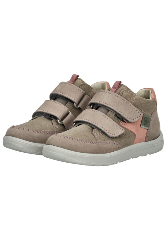 Pepino Halbschuhe Leder/Textil Grau/Rosa