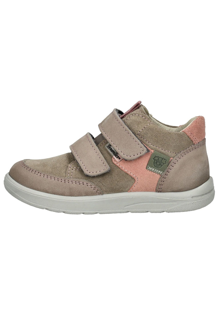 Pepino Halbschuhe Leder/Textil Grau/Rosa