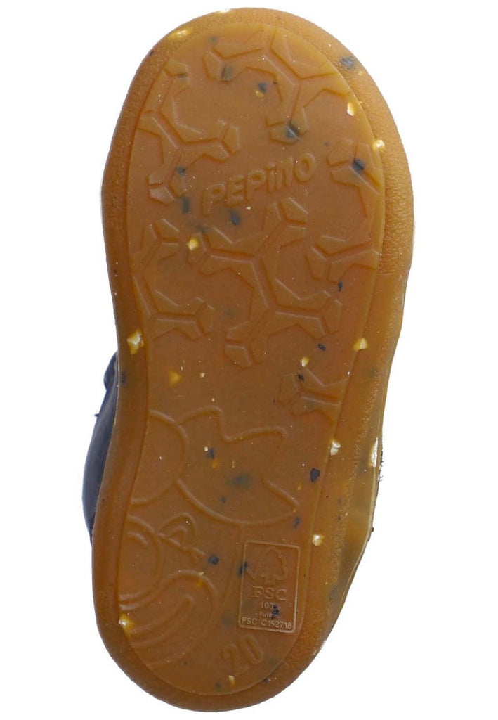 Pepino Halbschuhe Leder/Textil Nautic Warmfutter