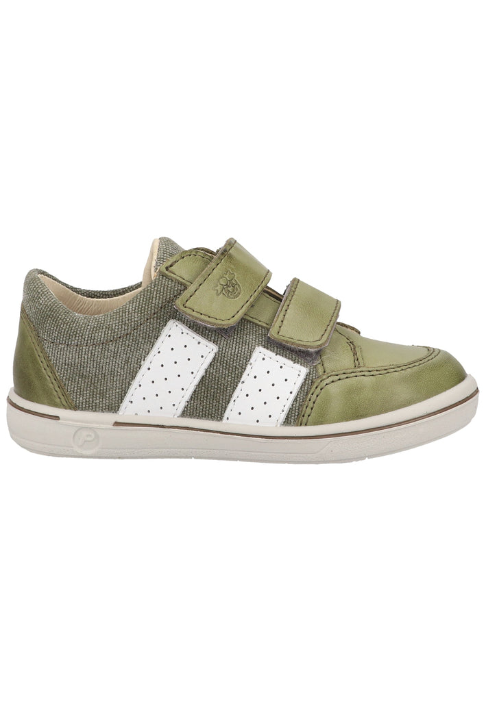 Pepino Halbschuhe Leder/Textil Oliv