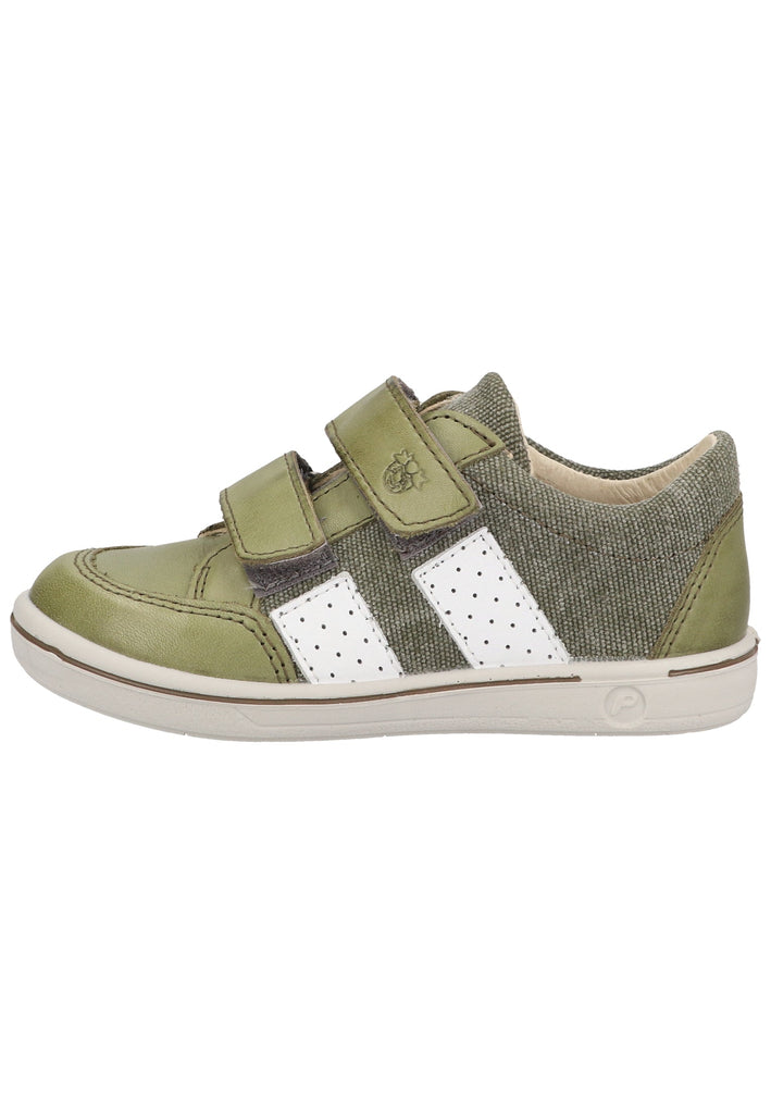 Pepino Halbschuhe Leder/Textil Oliv