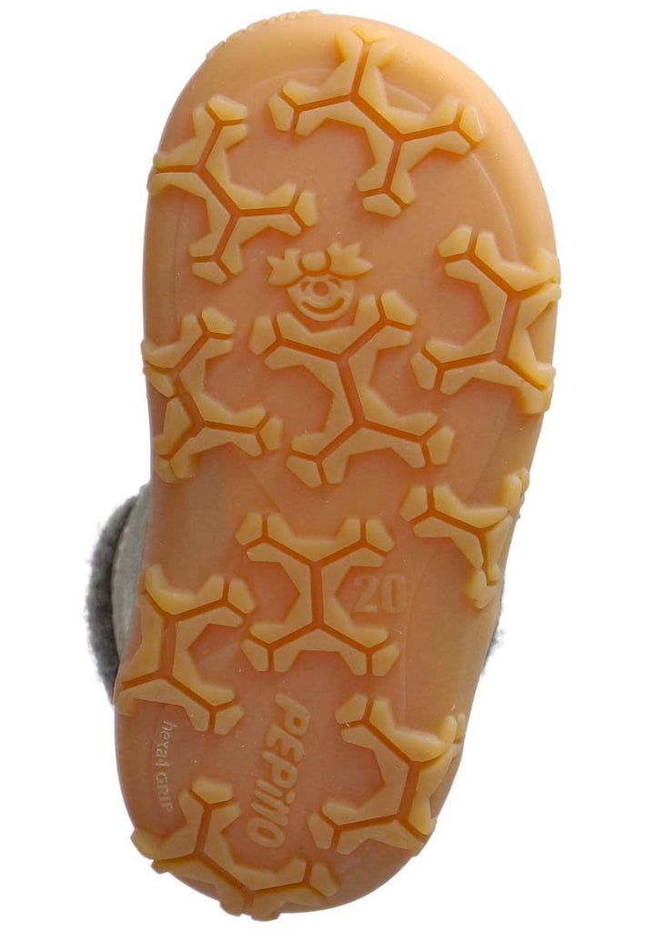 Pepino Halbschuhe Leder/Textil Olive Warmfutter