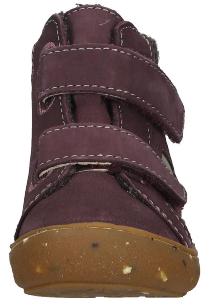 Pepino Halbschuhe Leder/Textil Pflaume Warmfutter