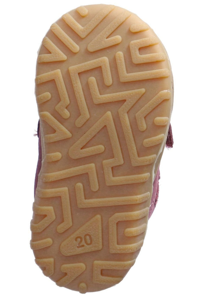 Pepino Halbschuhe Leder/Textil Pflaume Warmfutter