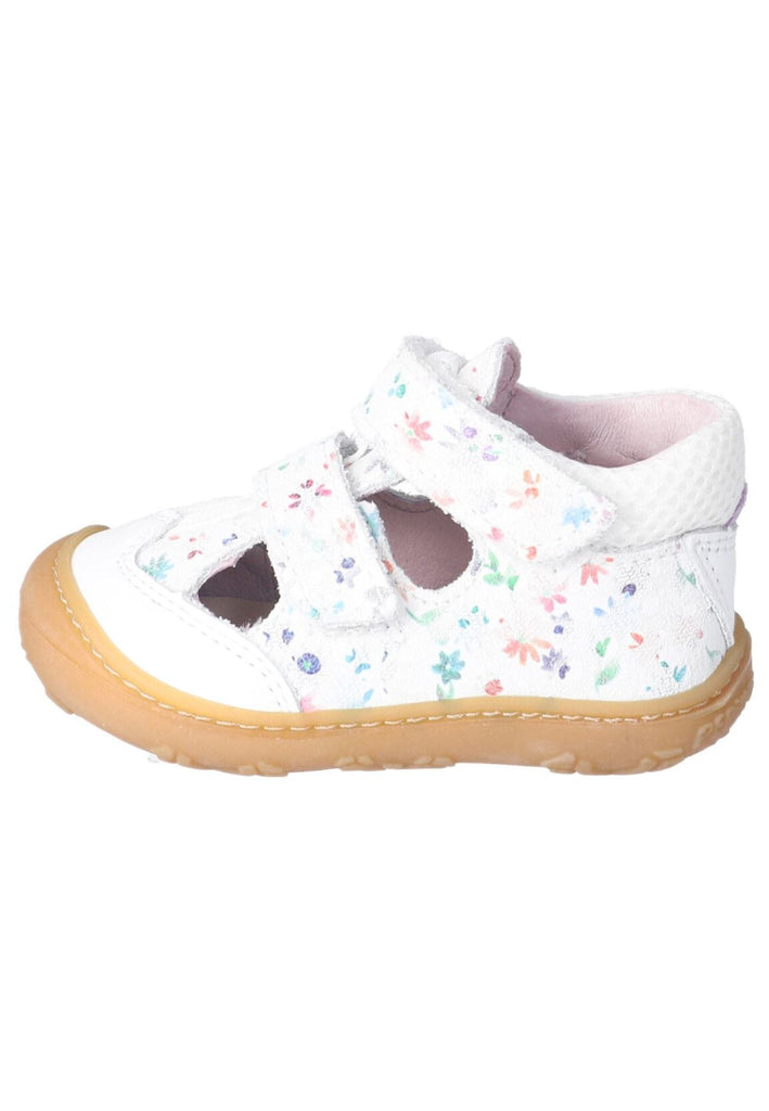 Pepino Halbschuhe Leder/Textil Weiß Kombi