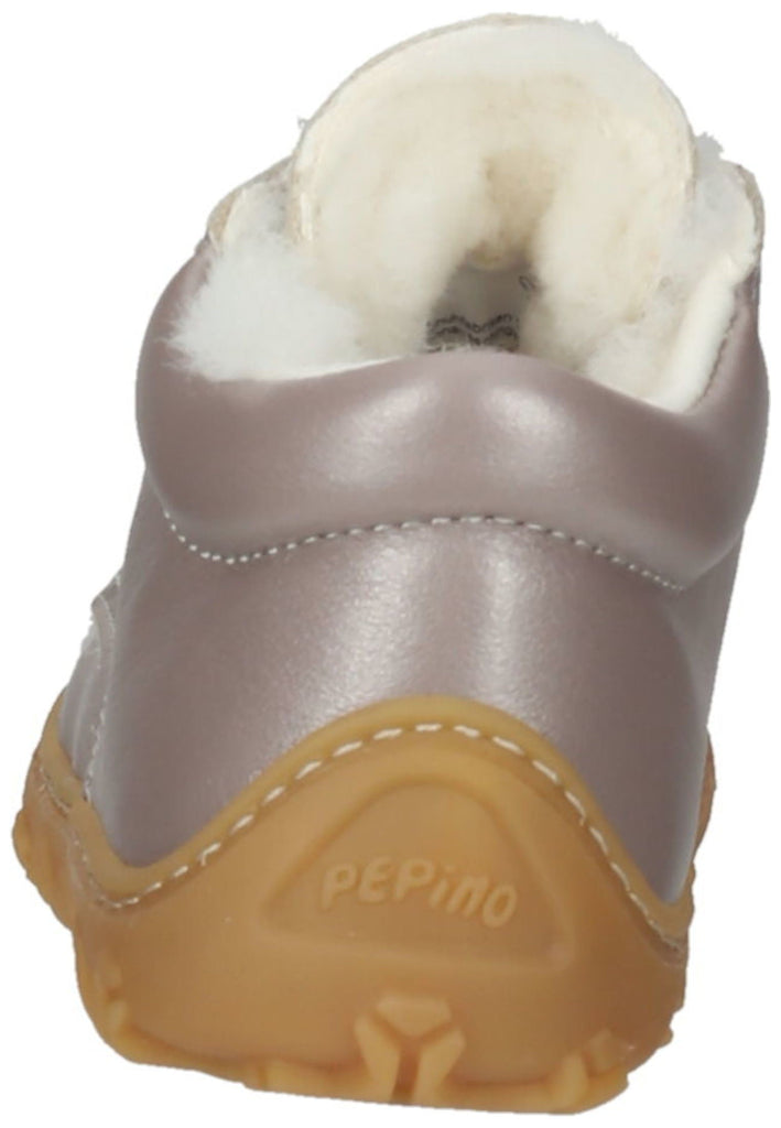 Pepino Halbschuhe Leder Violett Warmfutter