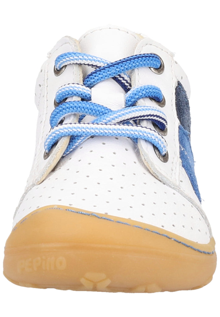 Pepino Halbschuhe Leder Weiß/Blau