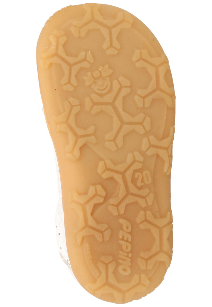 Pepino Halbschuhe Leder Weiß/Pink