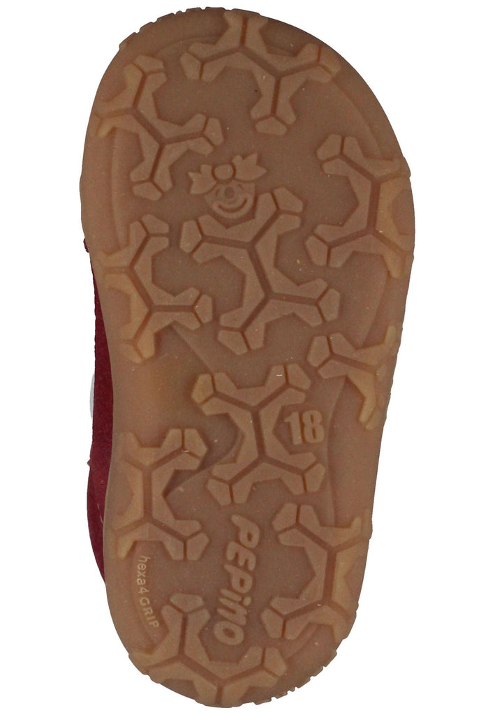 Pepino Halbschuhe Leder Wine Warmfutter