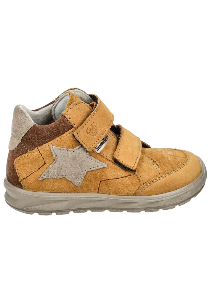 Pepino Halbschuhe Nubukleder/Textil Senf